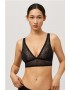 Ysabel Mora Y10068-NEGRO Γυναικείο Bralette χωρίς επένδυση με δαντέλα, ΜΑΥΡΟ